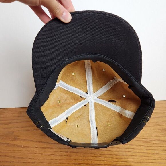 Vintage Cargill Seed Farm Patch Trucker Hat Snapback Cap Nomad Black Yellow - Picture 7 of 9